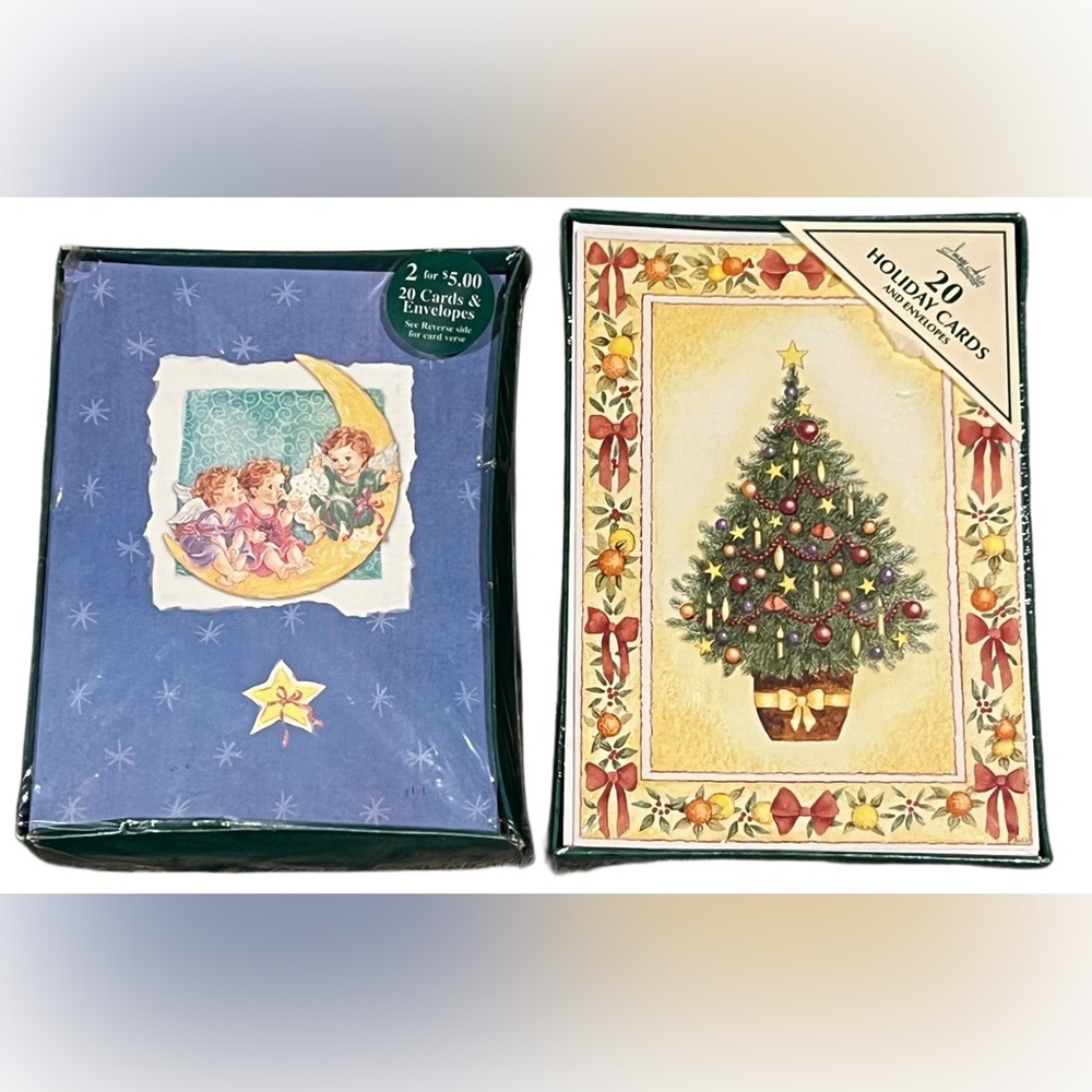 NIB 2 different packs of Holiday Greeting Card Set with Envelopes